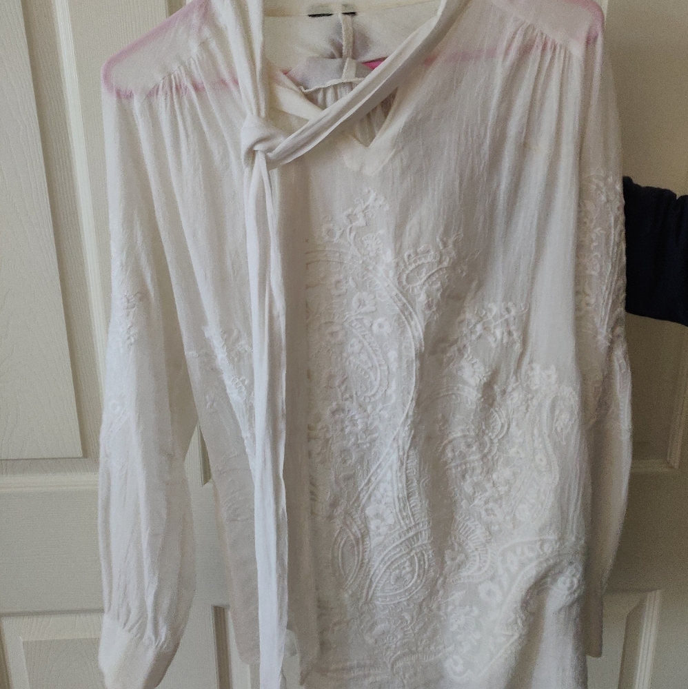 white detailed shirt